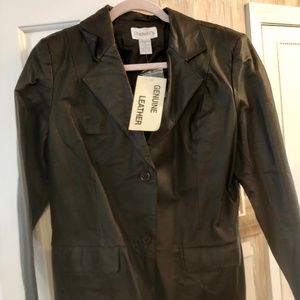 LAST CHANCE! NEW CHADWICKS LEATHER BLACK JACKET!
